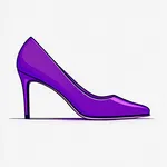 purple pumps image